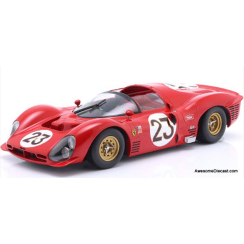 Ferrari 330 P4 4.0L V12 Spider #23 1:18 Diecast Model Car by Werk83