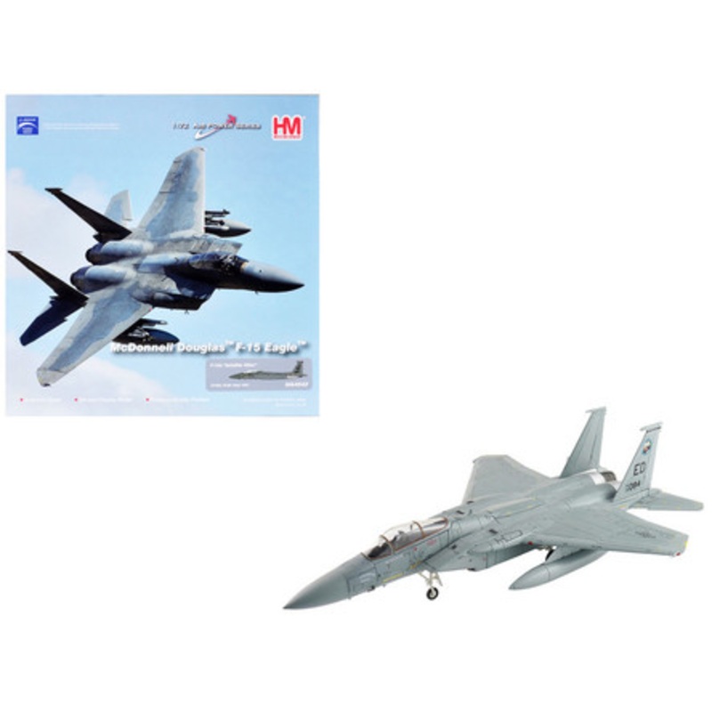 McDonnell Douglas F-15A Eagle Fighter Aircraft "Satellite Killer" (1985) United States Air Force "Air Power Series" 1/72 Diecast Model by Hobby Master157
