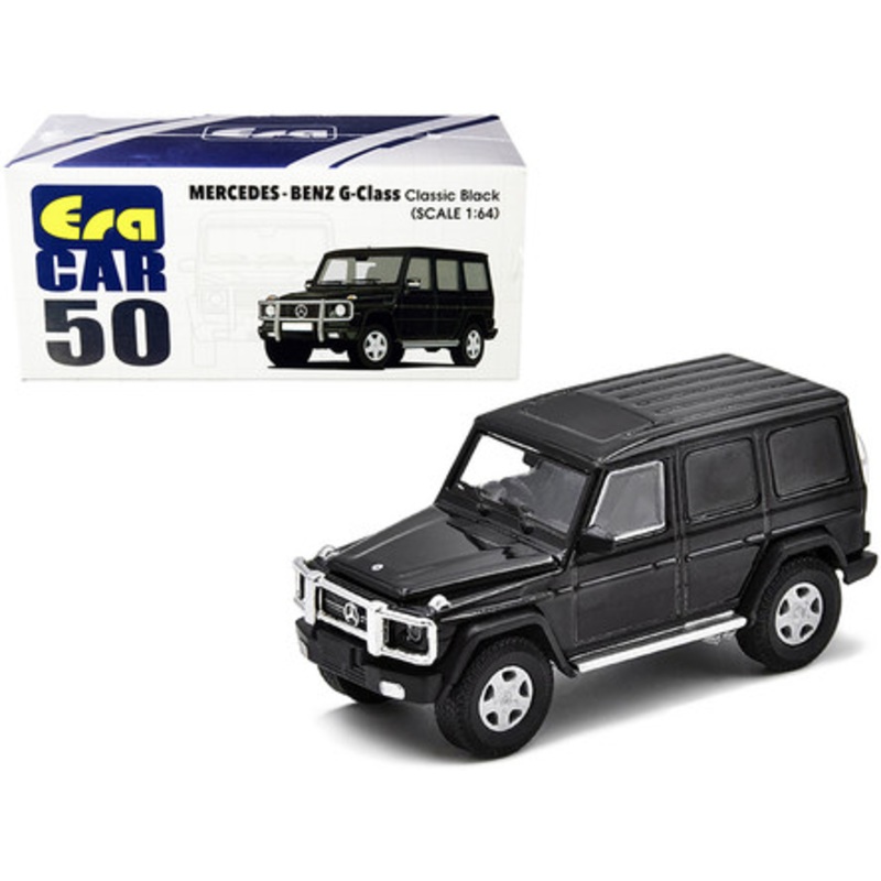 Mercedes Benz G-Class Classic Black 1/64 Diecast Model Car by Era Car