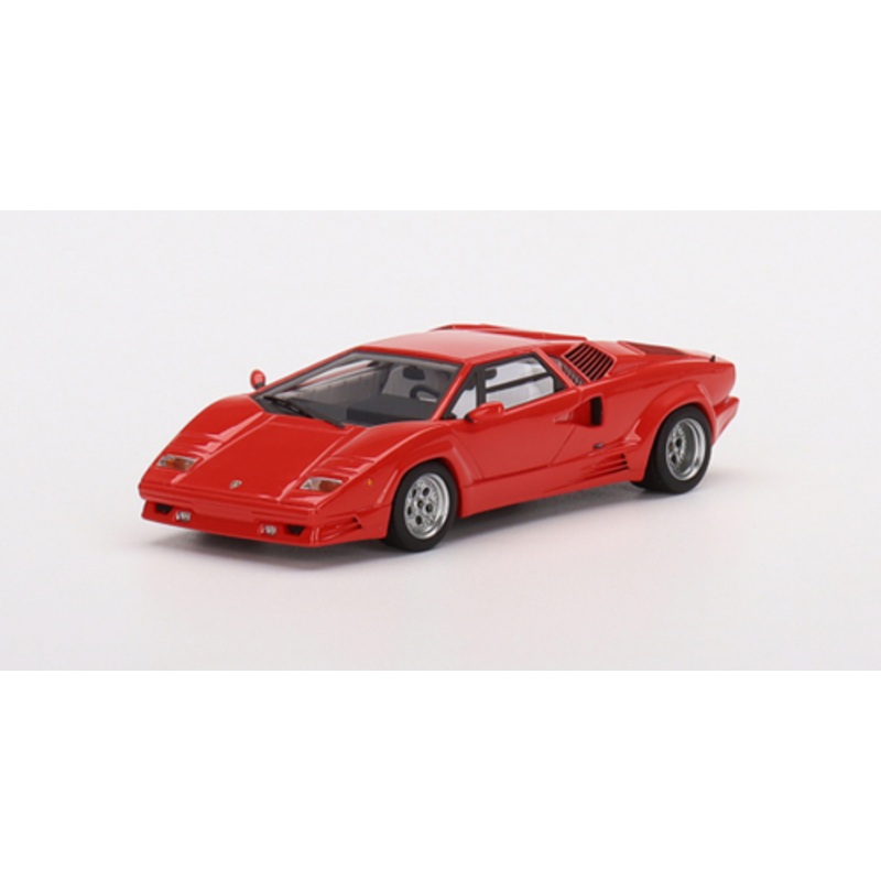 1/43 TSM Model Lamborghini Countach 25th Anniversary Rosso Resin Car Model