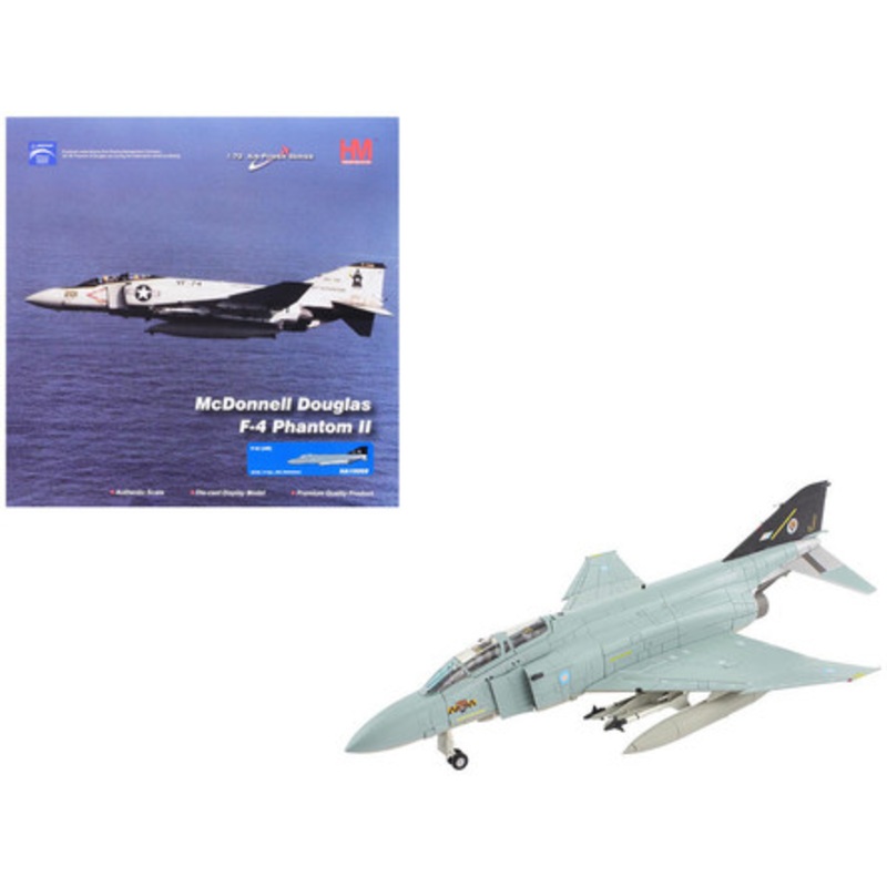 McDonnell Douglas F-4J(UK) Phantom II Fighter-Bomber Aircraft "ZE359 AF Wattisham England" British Royal Air Force "Air Power Series" 1/72 Diecast Model by Hobby Master