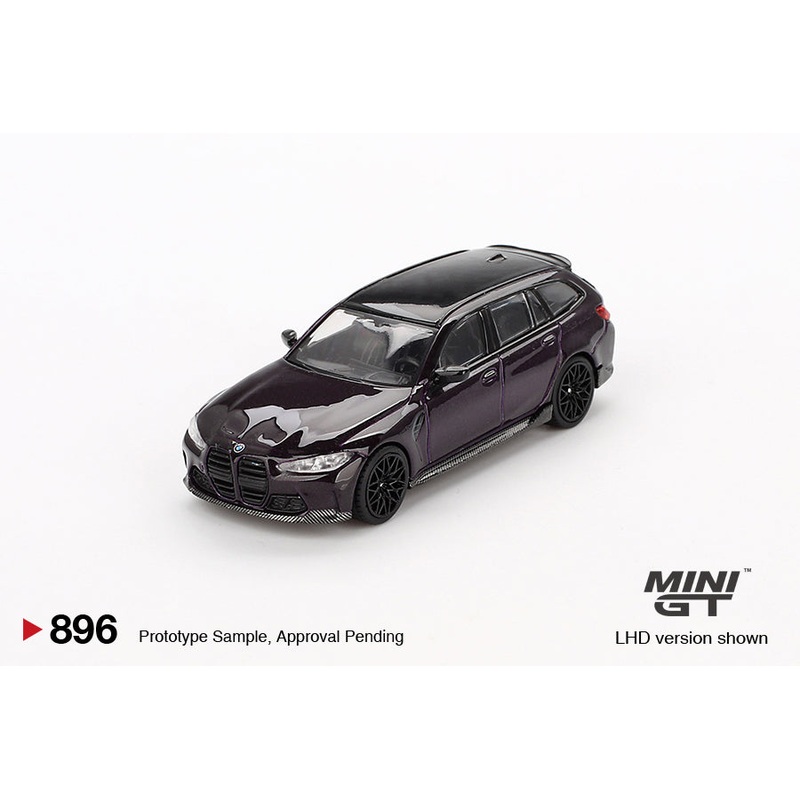 [Preorder] Mini GT 1:64 BMW M3 M Performance Touring Daytona Violet MGT00896 Paper Box
