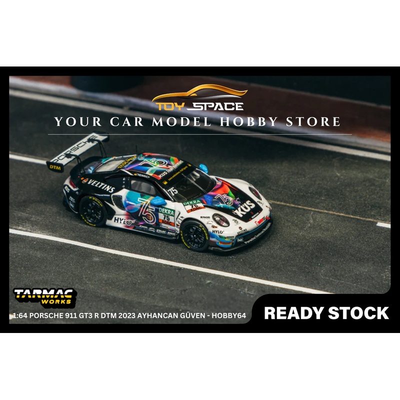 [TARMAC WORKS] 1:64 Porsche 911 GT3 R DTM 2023 Ayhancan Gven - HOBBY64
