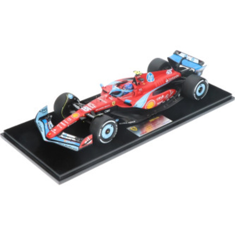 1/18 Looksmart 2024 Formula 1 Ferrari SF-24 Miami GP 5th Place Carlos Sainz Car Model