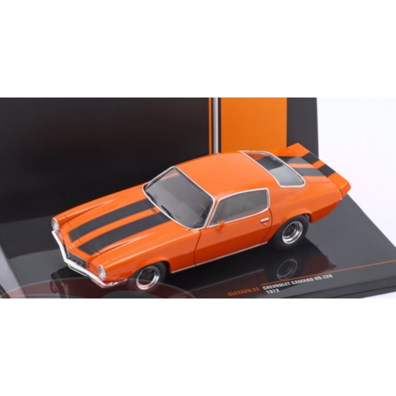 1/43 Ixo 1972 Chevrolet Camaro RS-Z28 (Orange with Black Stripes) Car Model