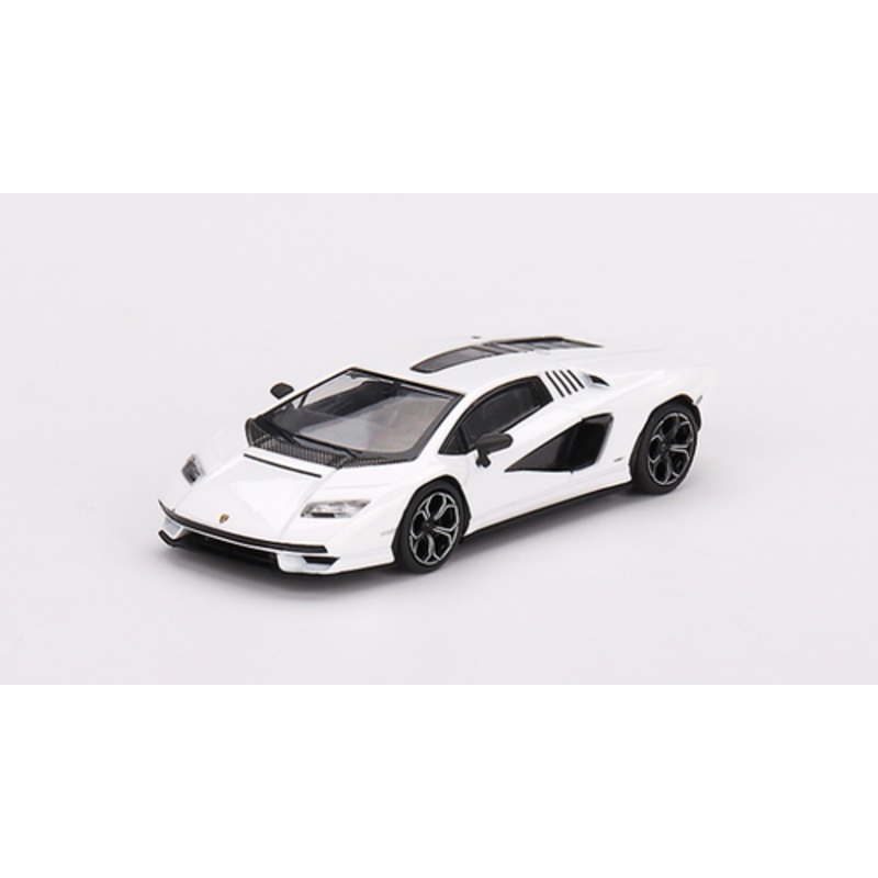 1/64 Mini GT Lamborghini Countach LPI 800-4  Bianco Siderale White Diecast Car Model