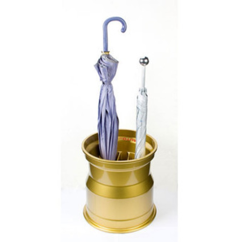 AUTOart Design Formula One Racing Wheel Umbrella Holder (Gold)