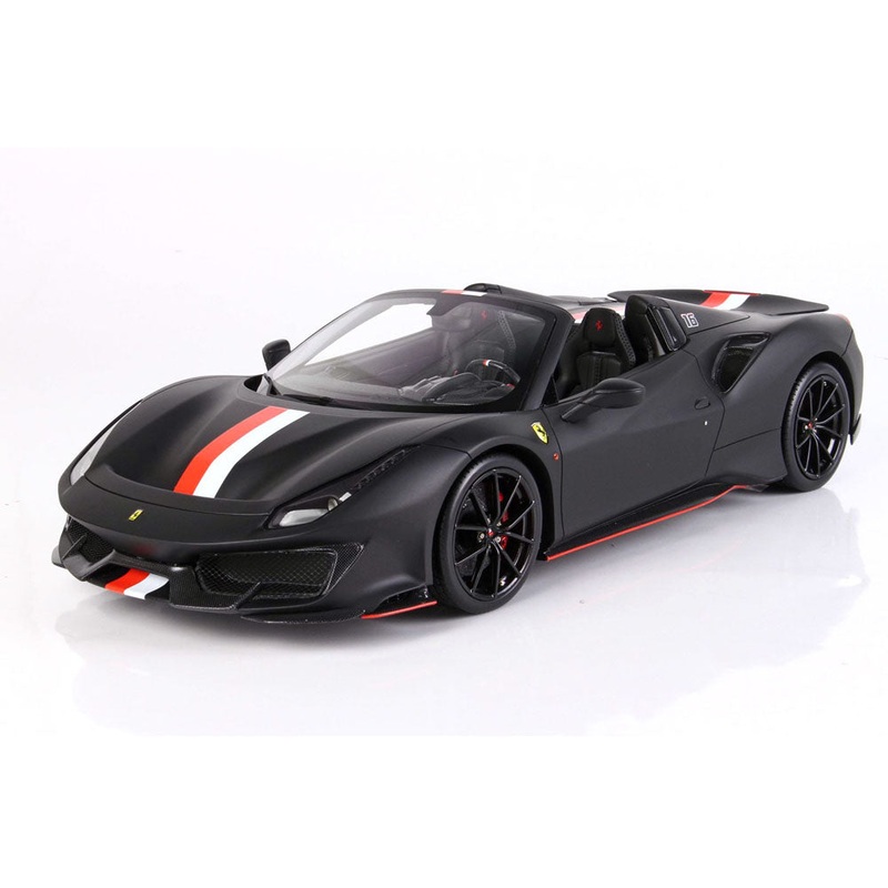 [BBR MODELS] 1:12 Ferrari 488 Pista Spider Open Roof Charles Leclerc
