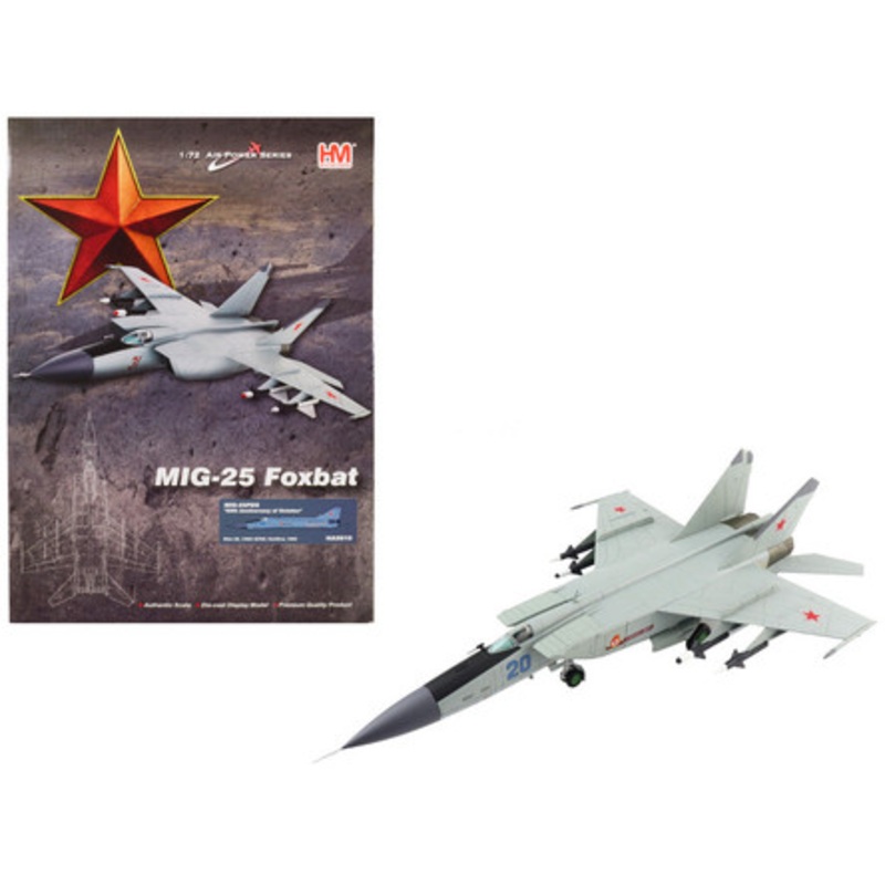 Mikoyan-Gurevich MiG-25PDS Aircraft "146th Guards Fighter Aviation Regiment 50th Anniversary of October" (1990) Soviet Air Force "Air Power Series" 1/72 Diecast Model by Hobby Master