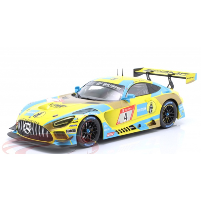 1/18 Ixo 2021 Mercedes-AMG GT3 #4 24h Nrburgring Mercedes-AMG Team HRT Adam Christodoulou, Maro Engel, Manuel Metzger, Luca Stolz Diecast Car Model