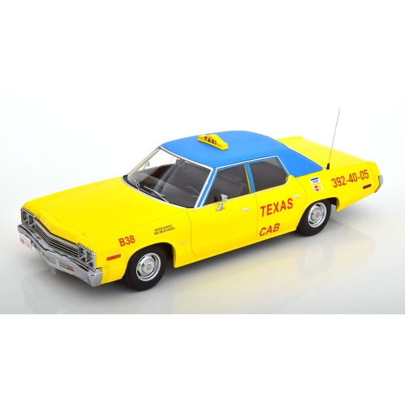 1/18 KK-Scale 1974 Dodge Monaco Taxi Texas Car Model