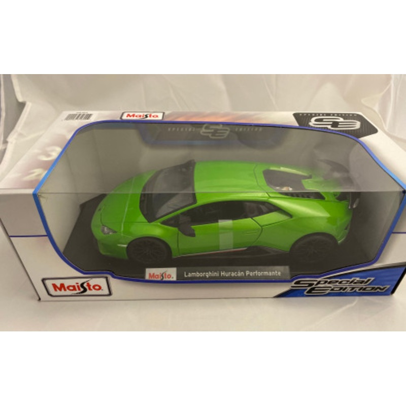 1/18 Maisto Lamborghini Huracan Performante (Green) Diecast Car Model