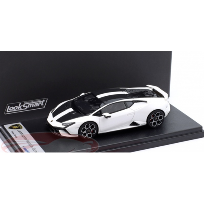 1/43 LookSmart 2022 Lamborghini Huracan Tecnica (White & Black) Car Model