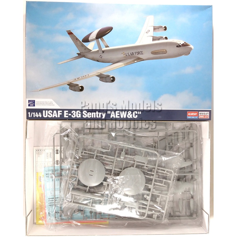 Boeing E-3 E-3G Sentry AEW&C AWACS USAF - NATO 1/144 Scale Plastic Model Kit (Assembly Required) by Academy