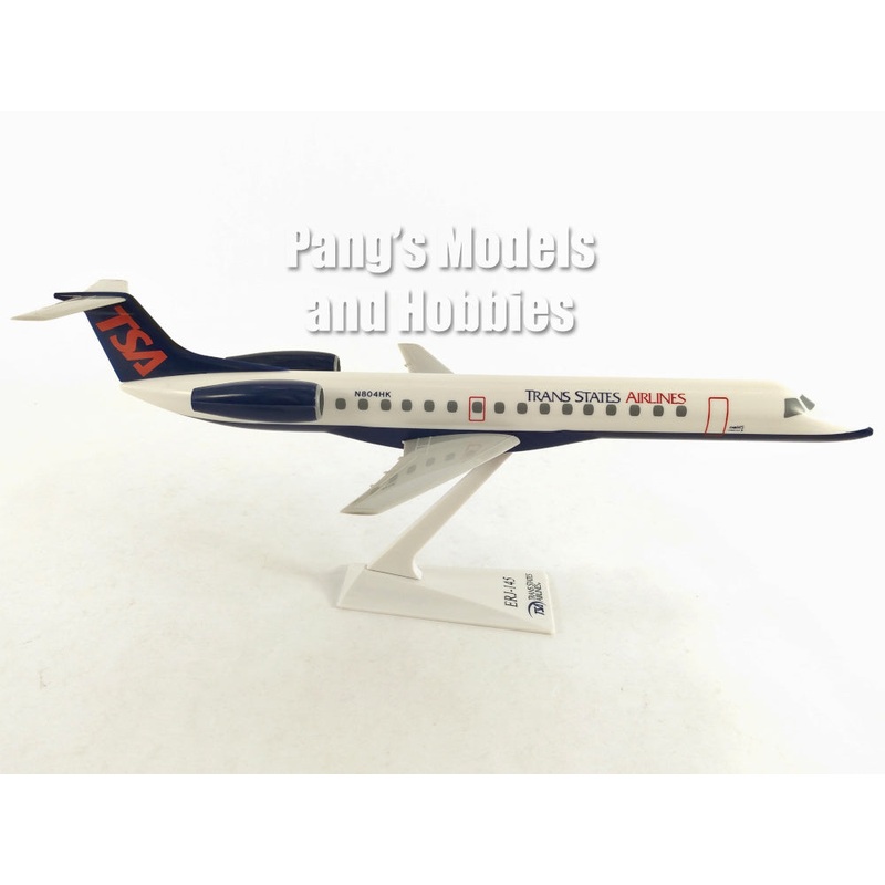 Embraer ERJ145 (ERJ-145) Trans States Airlines 1/100 Scale Plastic Model by Flight Miniatures