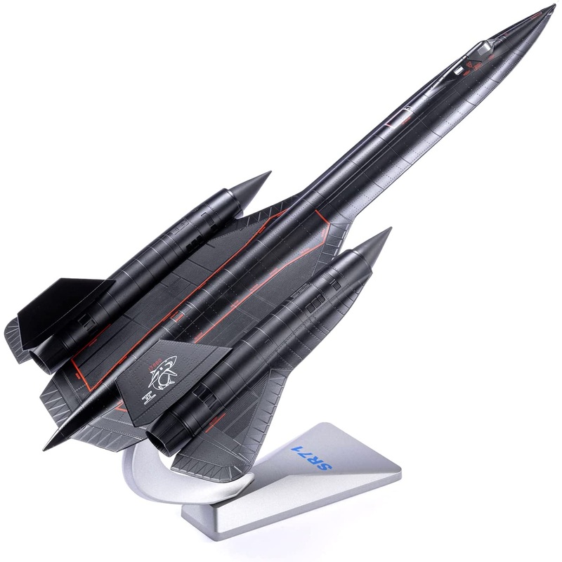 Lockheed SR-71 SR-71A Blackbird "Shark" 17960 Tail Art - USAF - 1/72 Scale Diecast by Air Force 1
