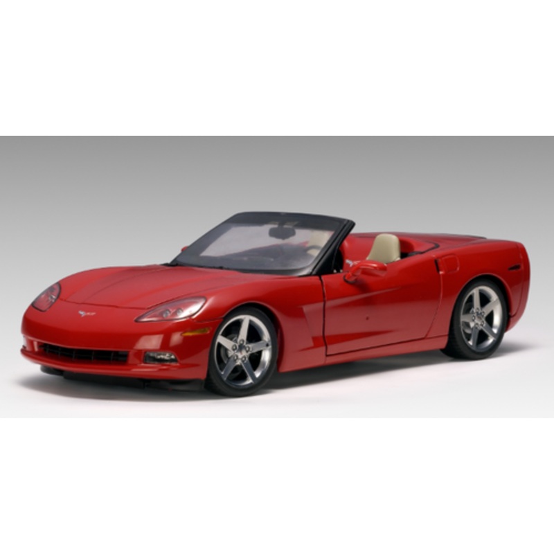 1/18 AUTOart Chevrolet Corvette C6 Convertible (Red) Diecast Car Model