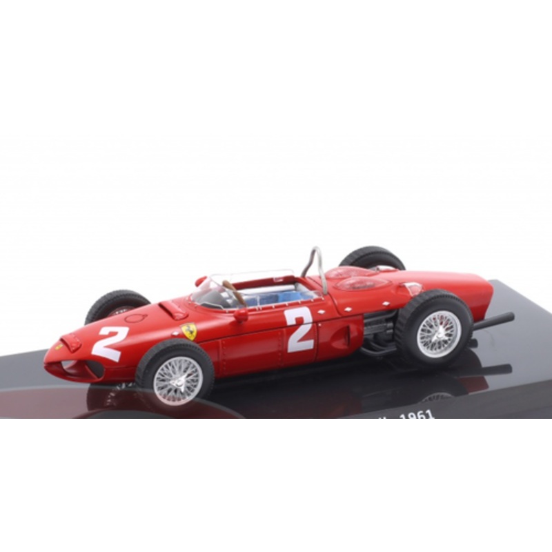 1/24 Premium Collectibles 1961 Formula 1 Phil Hill Ferrari 156 Sharknose #2 Formula 1 World Champion Car Model