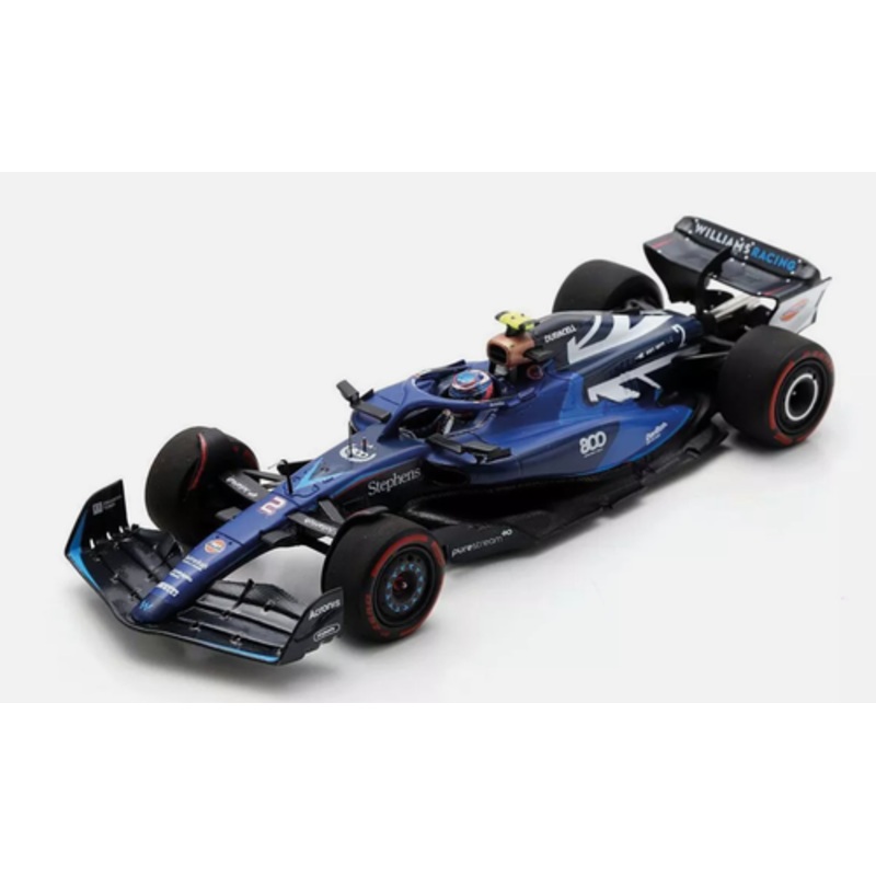 1/43 Spark 2023 Formula 1 Williams F1 FW45 No.2 Williams Racing  British GP - Williams 800th GP Logan Sargeant Car Model