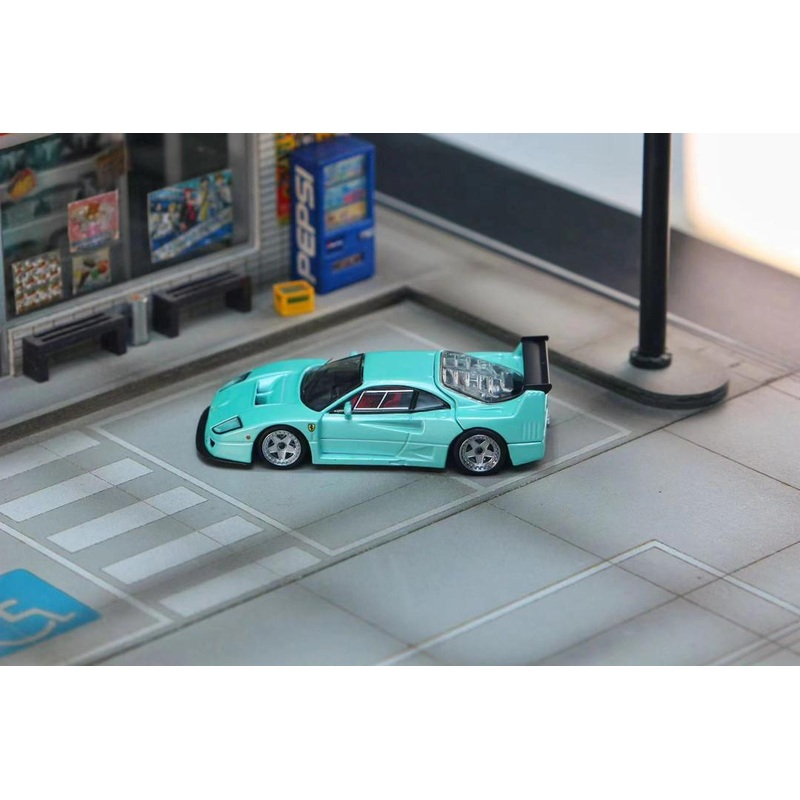 Stance Hunters 1:64 Ferrari F40 LM Light Blue