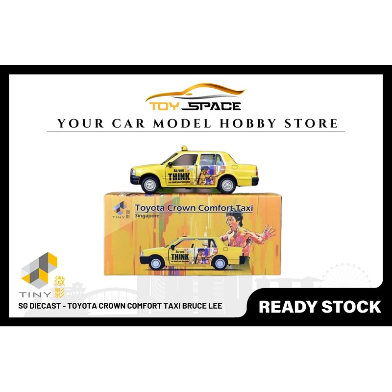 [TINY] SG Diecast - Toyota Crown Comfort Taxi Bruce Lee