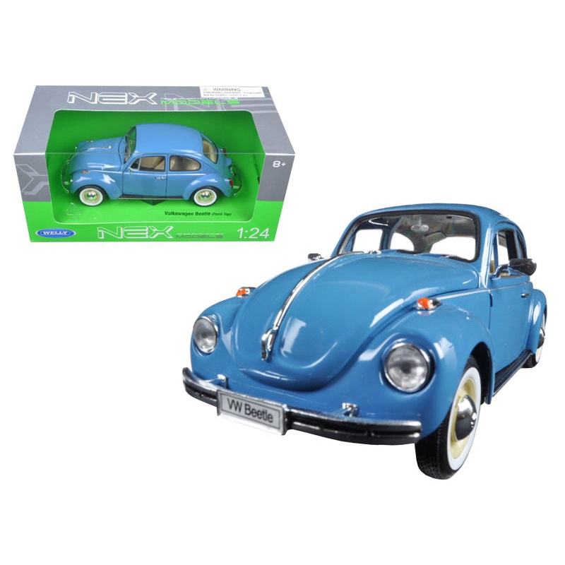 Volkswagen Beetle Blue 1/24-1/27 Diecast Model Car by Welly