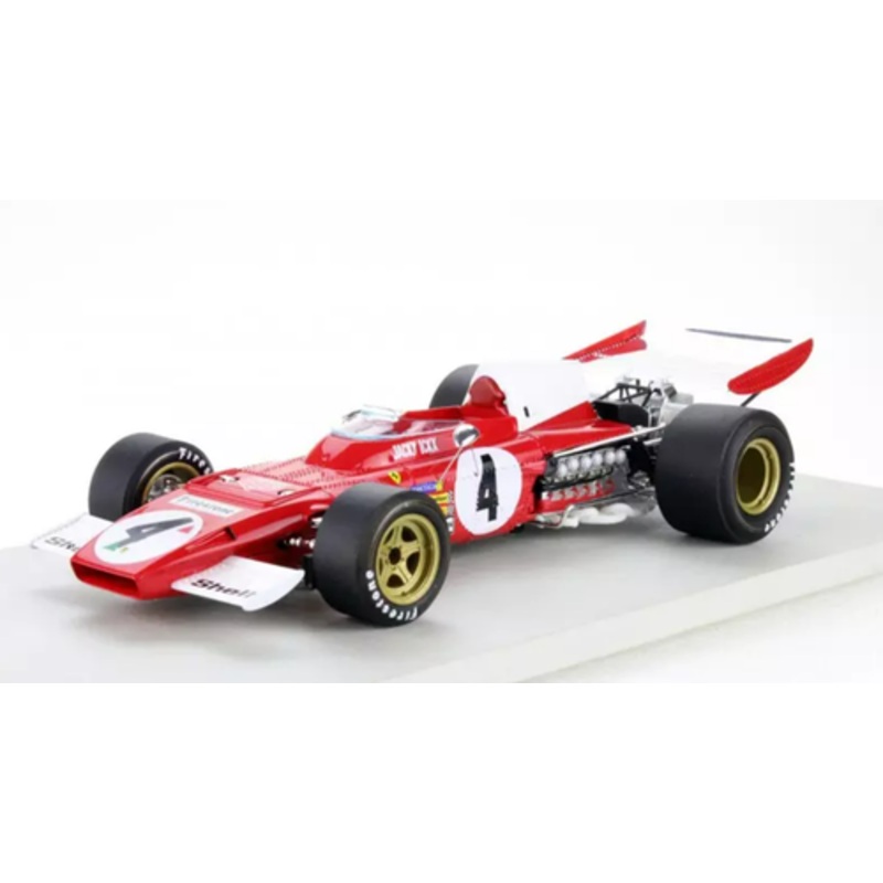 1/18 GP Replicas 1972 Formula 1 Ferrari 312B2 #4 Jacky Ickx Car Model