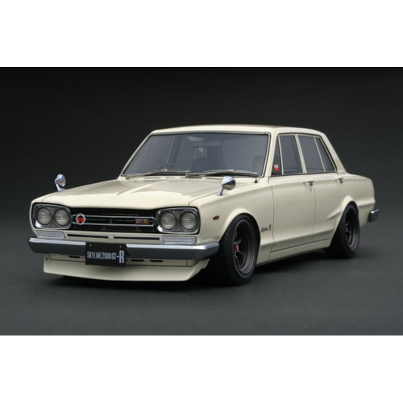 1/18 Ignition Model Nissan Skyline 2000 GT-R (PGC10) (White) Car Model