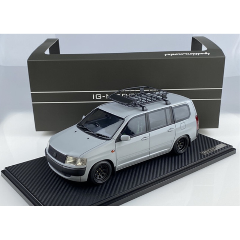 1/18 Ignition Model Toyota Probox GL (NCP51V) Matte Grey Resin Car Model