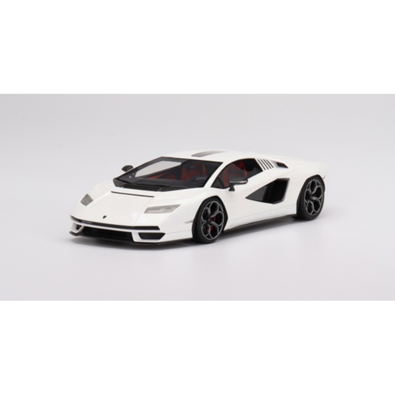 1/18 Top Speed Lamborghini Countach LPI 800-4 Bianco White Siderale Resin Car Model