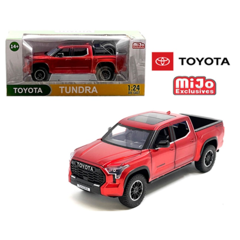 1/24 2023 Toyota Tundra (Metallic Red) Diecast Car Model