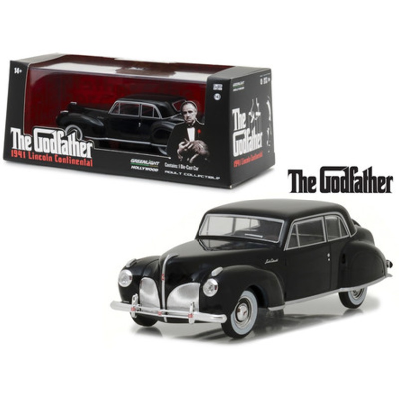 1941 Lincoln Continental Black "The Godfather" (1972) Movie 1/43 Diecast Model Car by Greenlight