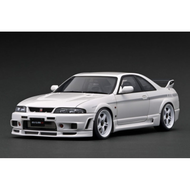 1/18 IG Ignition Model Nissan Skyline GT-R GTR R33 Nismo 400R (BCNR33) (White) Car Model