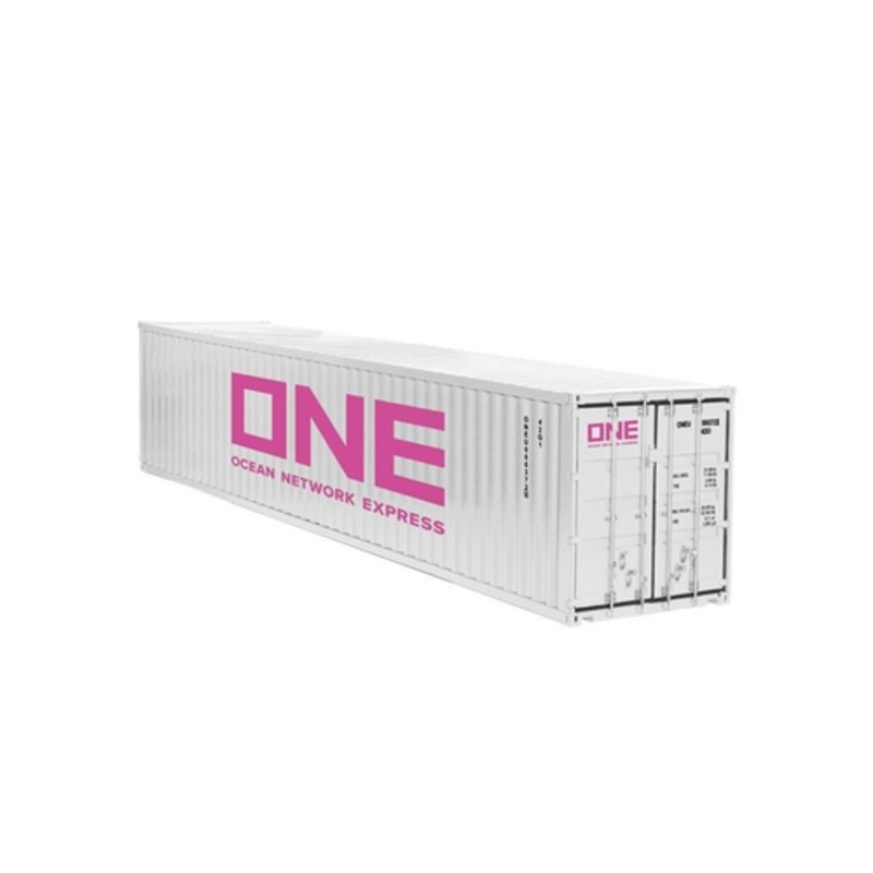 1/18 NZG 40 Ft Container ONE Shipping Container White Diecast Model