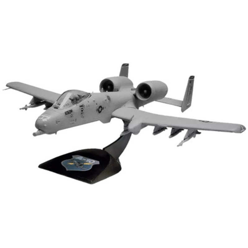 Level 2 Snap Tite Model Kit Fairchild Republic A-10 Warthog (Thunderbolt II) Aircraft 1/72 Scale Model by Revell