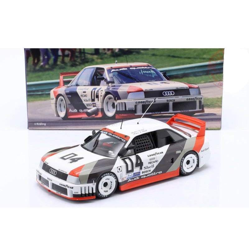 Werk83 Audi 90 Quattro IMSA GTO Team Audisport No 4 Miller High Life 500km 1989 1:18