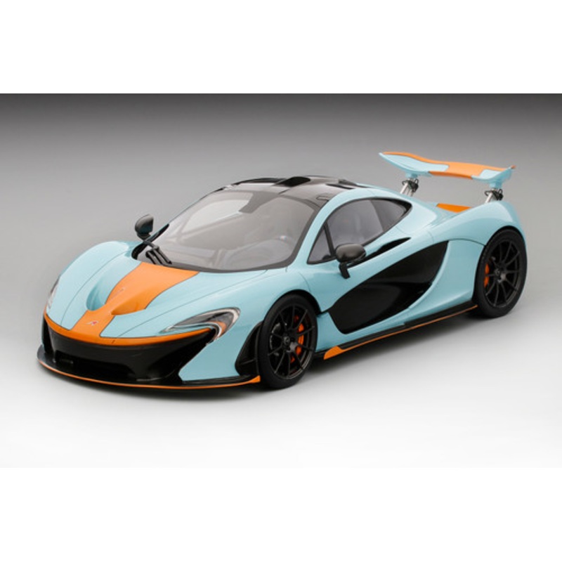 1/12 TSM McLaren P1 Blue / Orange Resin Car Model Limited