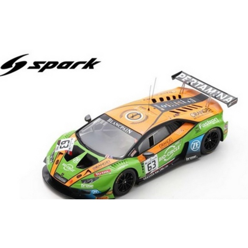 1/18 Lamborghini Huracn GT3 EVO No.63 GRT Grasser Racing Team 24H Spa 2019 M. Bortolotti - C. Engelhart - R. Ineichen Limited 300