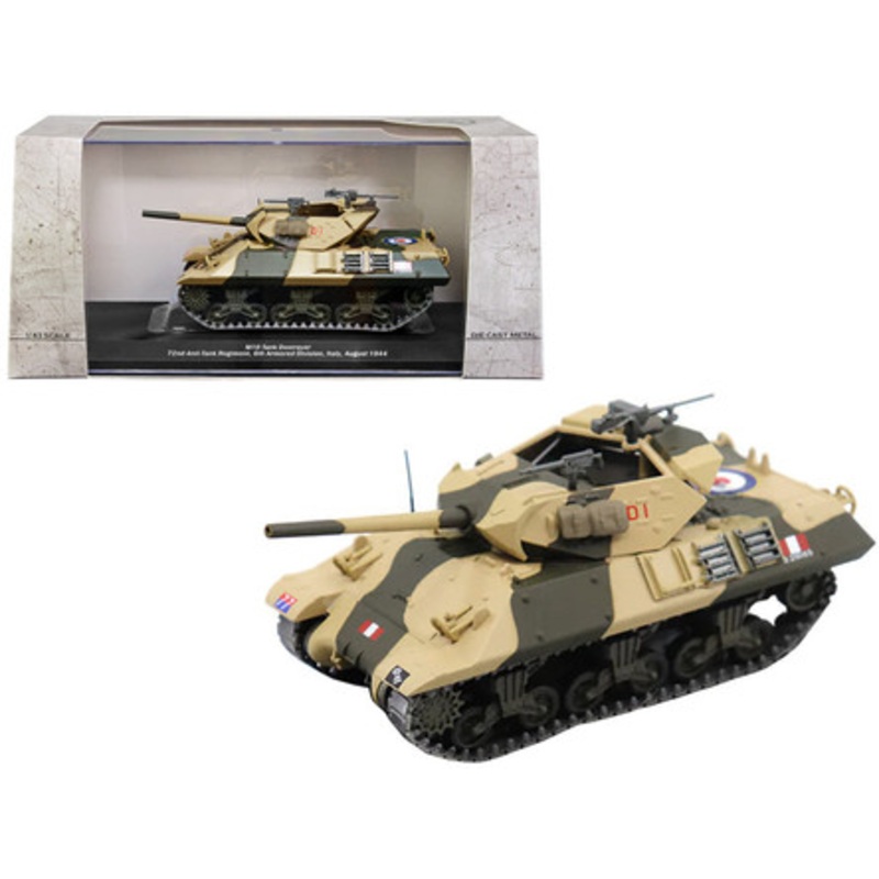 M10 Tank Destroyer D1 #77 "U.S.A. 72nd Anti-Tank Regiment 6th Armored Division Italy August 1944" 1/43 Diecast Model by AFVs of WWII