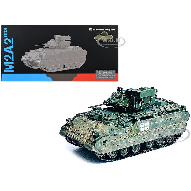 Ukraine M2A2 ODS Light Tank Green Camouflage (Weathered) "NEO Dragon Armor" Series 1/72 Plastic Model by Dragon Models