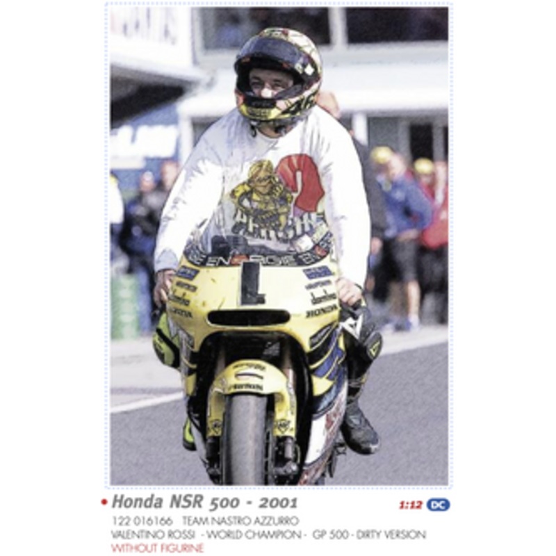 1/12 Minichamps 2001 GP500 Valentina Rossi World Champion Riding Figure (Motorcycle NOT Included)