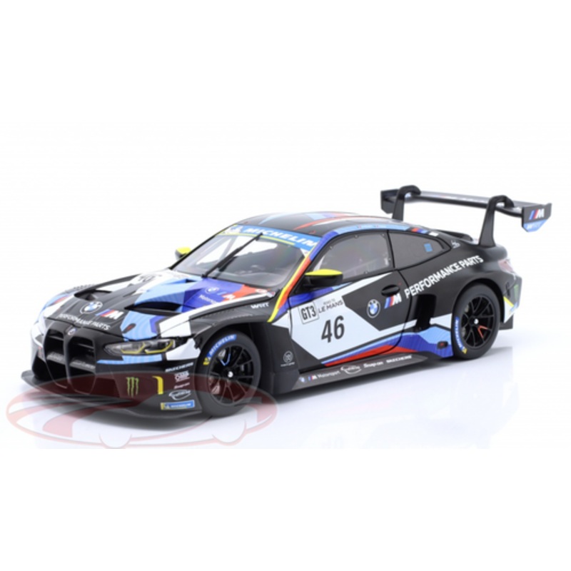1/18 Minichamps 2023 BMW M4 GT3 #46 Winner Road to LeMans Team WRT Jrme Policand, Valentino Rossi Diecast Car Model