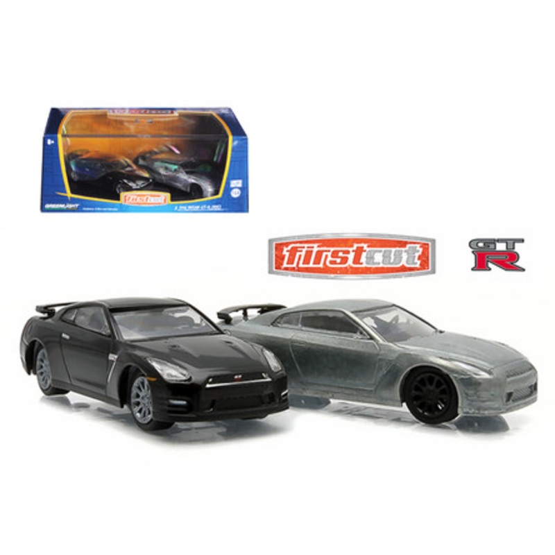 First Cut 2007-14 Nissan Skyline GT-R (R35) Hobby Only Exclusive 2 Cars Set 1/64 Diecast Model Cars by Greenlight