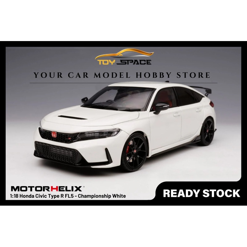 [MOTORHELIX] 1:18 Honda Civic Type R FL5 - Championship White