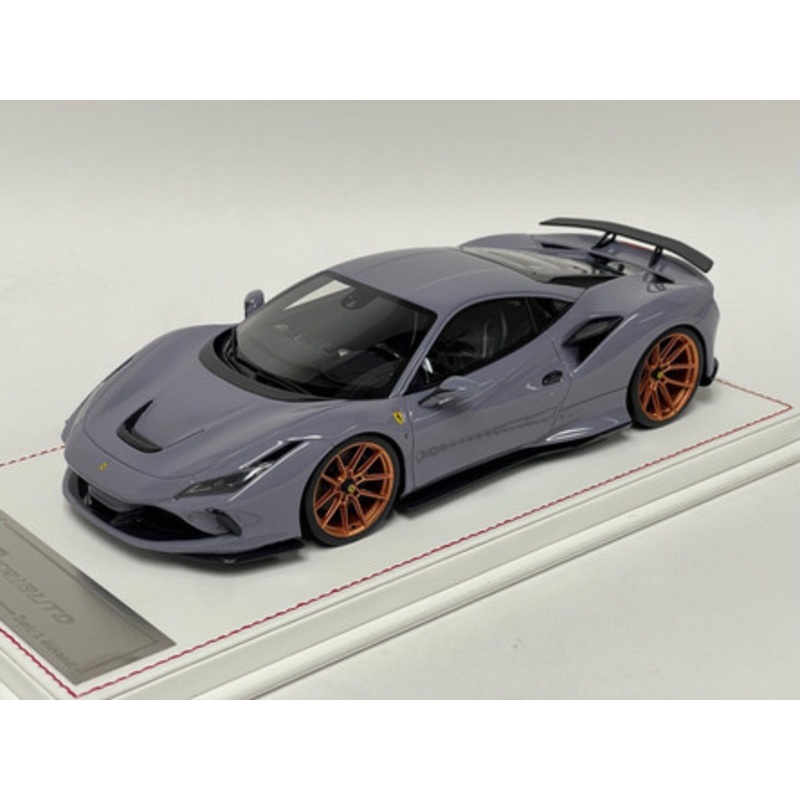 1/18 Davis & Giovanni DG Ferrari F8 Tributo (Grey) Car Model Limited 60 Pieces