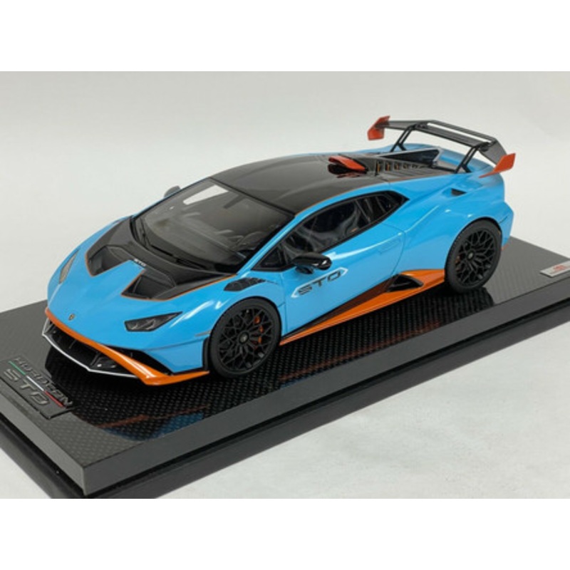 1/18 MR Collection Lamborghini Huracan STO (Blue) Resin Car Model Limited