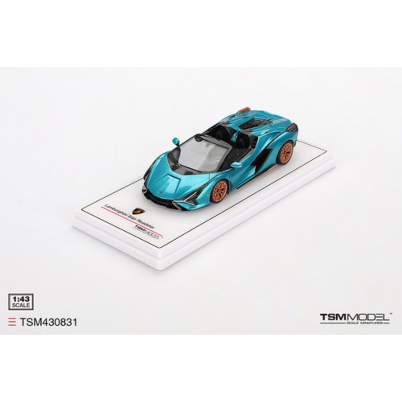 1/43 TSM Lamborghini Sin Roadster (Blu Uranus Blue) Car Model