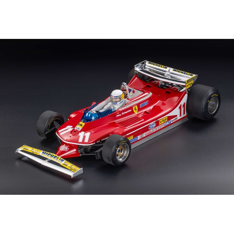 Ferrari - 312T4 n11 (1979) 1:12 - Jody Scheckter - Pole Position & Winner Monaco GP - With Driver & Fine Details - GP1201CWD - GP Replicas