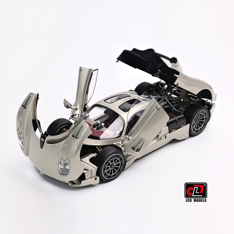 [Preorder] LCD 1:18 Pagani Utopia (2 Colours) LCD18024-PW/LCD18024-GO White