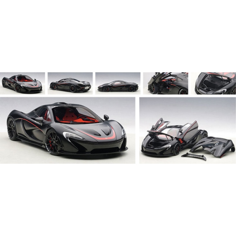1/18 Autoart Mclaren P1 (Matte Black) Car Model